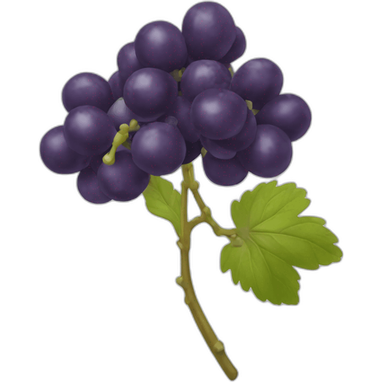 Fleur de raisin emoji