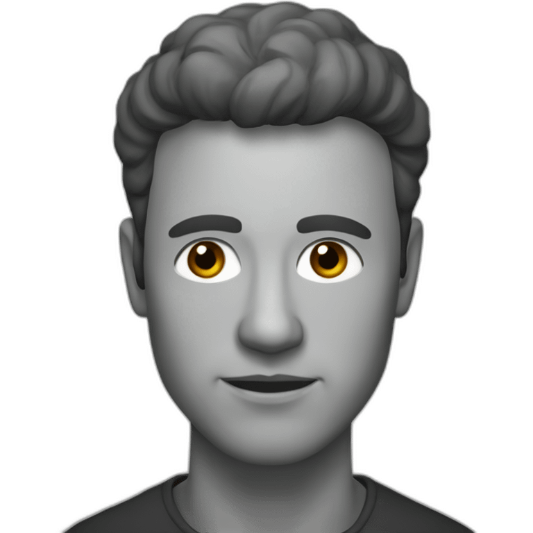 homme de foi terriffié emoji