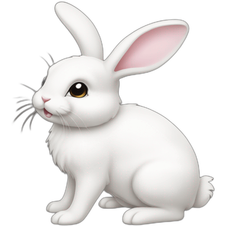 white Bunnie emoji