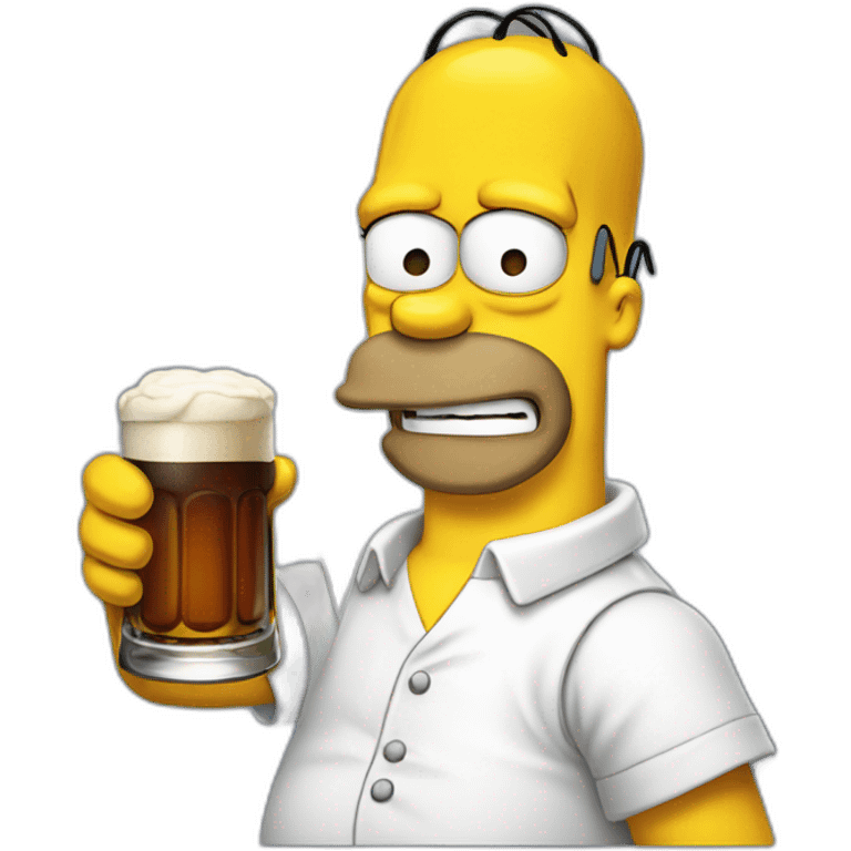 Homer beer emoji