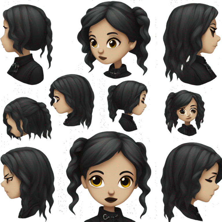 trad goth girl emoji