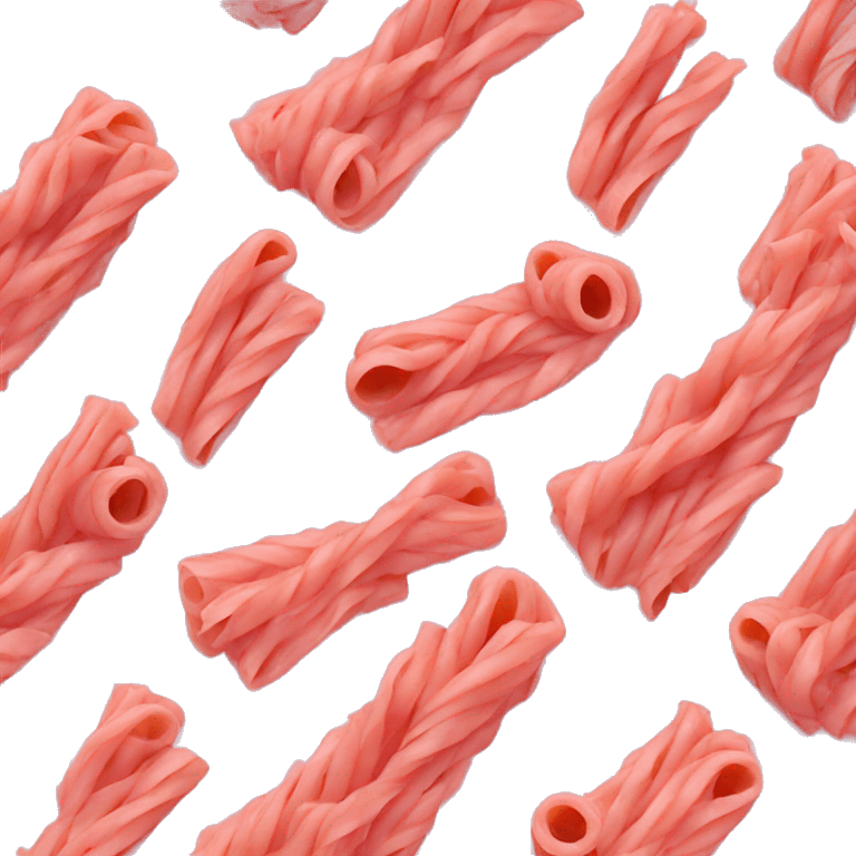 Pink pasta emoji