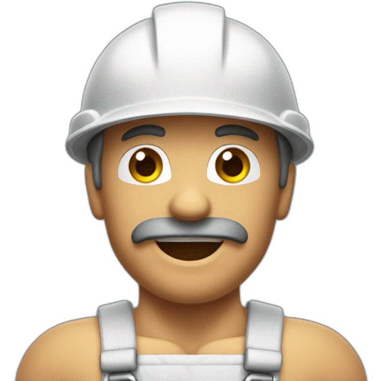 Plumber with muscle emoji