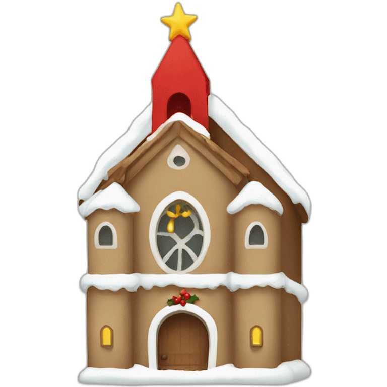 Christmas at church emoji