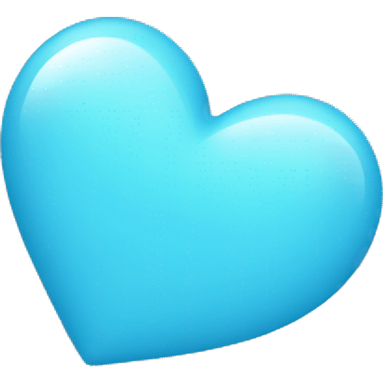 Light blue heart emoji