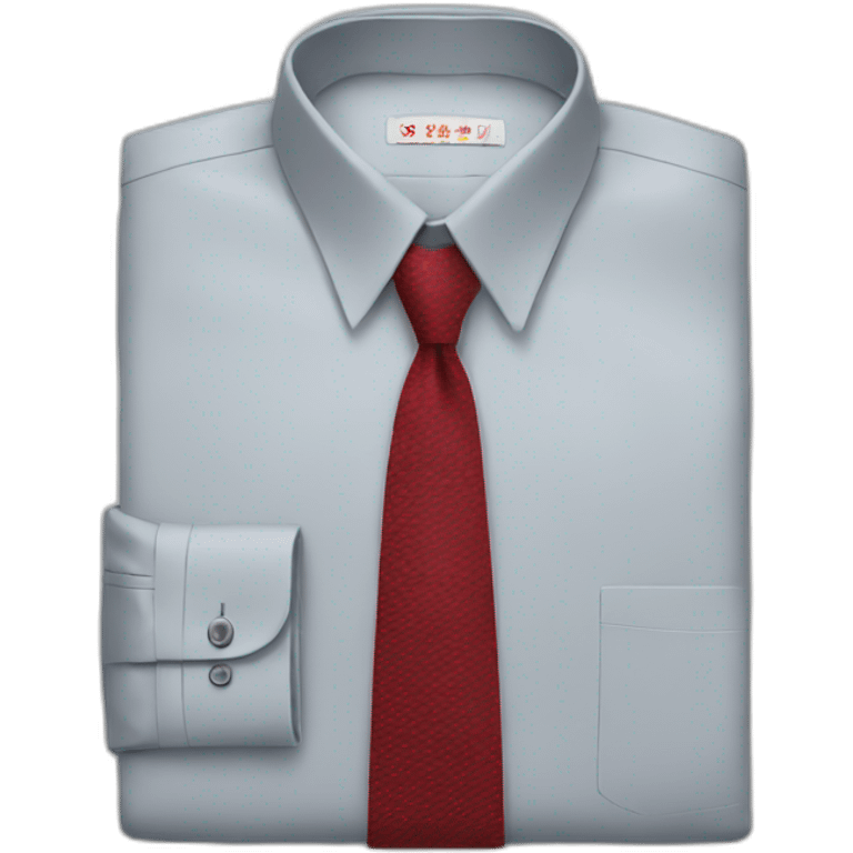 business shirt with red tie emoji