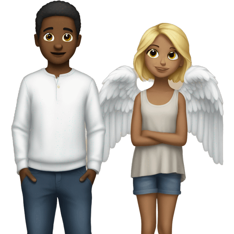 French boy and angel reese emoji