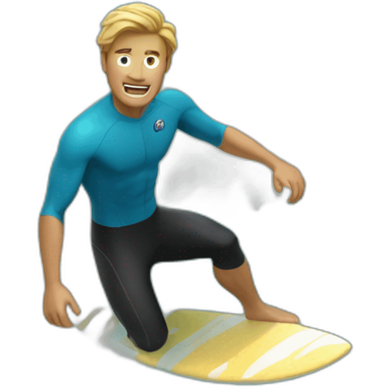 big wave surfer emoji