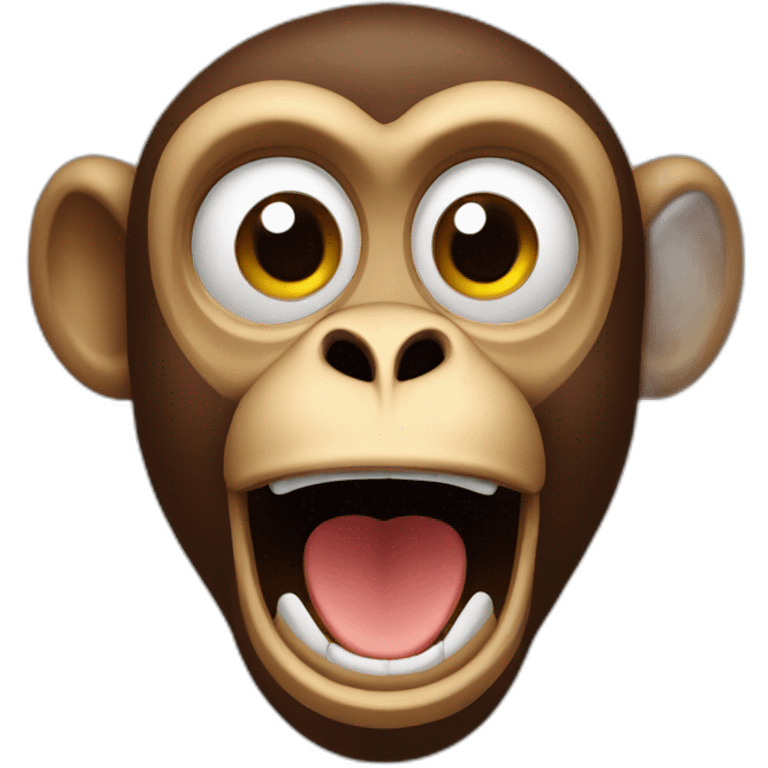 Surprised monkey emoji