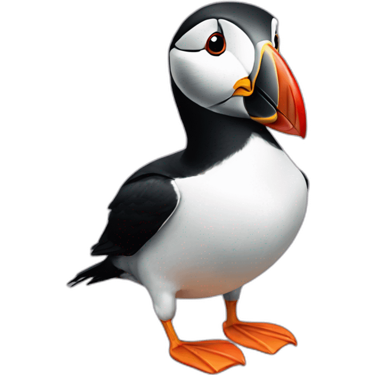 Puffin bird emoji