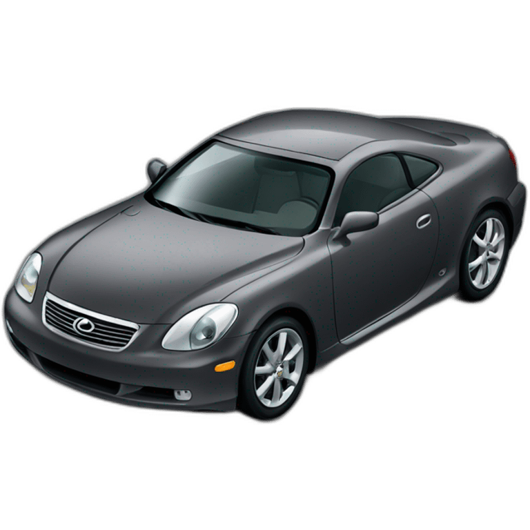 Dark Grey Lexus SC430 emoji