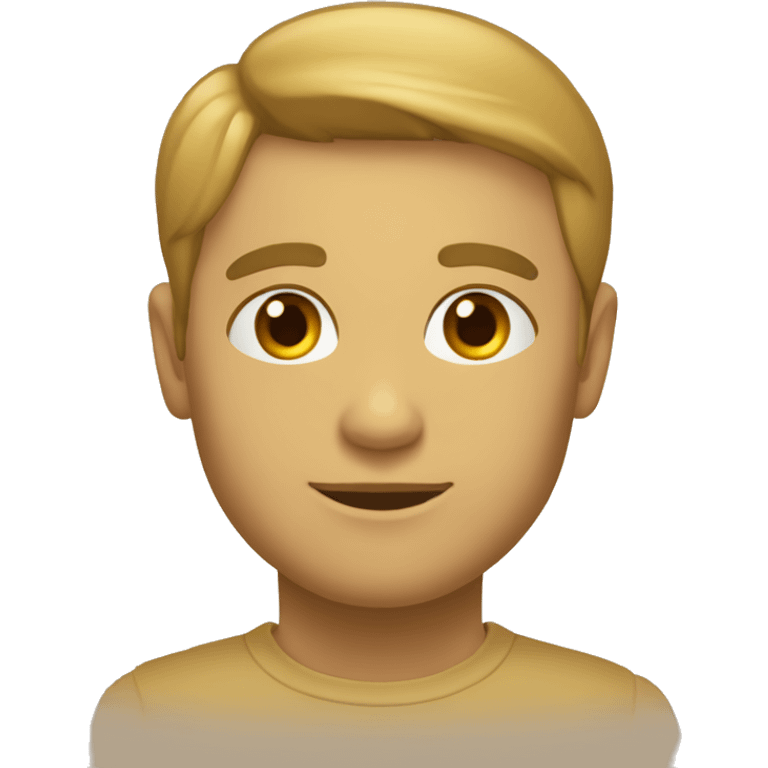 une fusée de couleur dorée et beige emoji