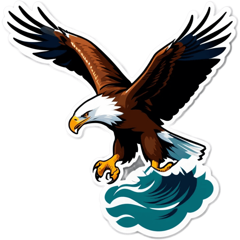 eagle fishing emoji