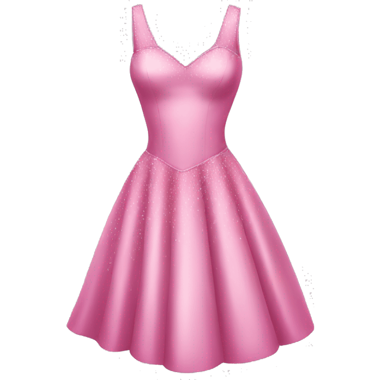 Pink prom dress emoji