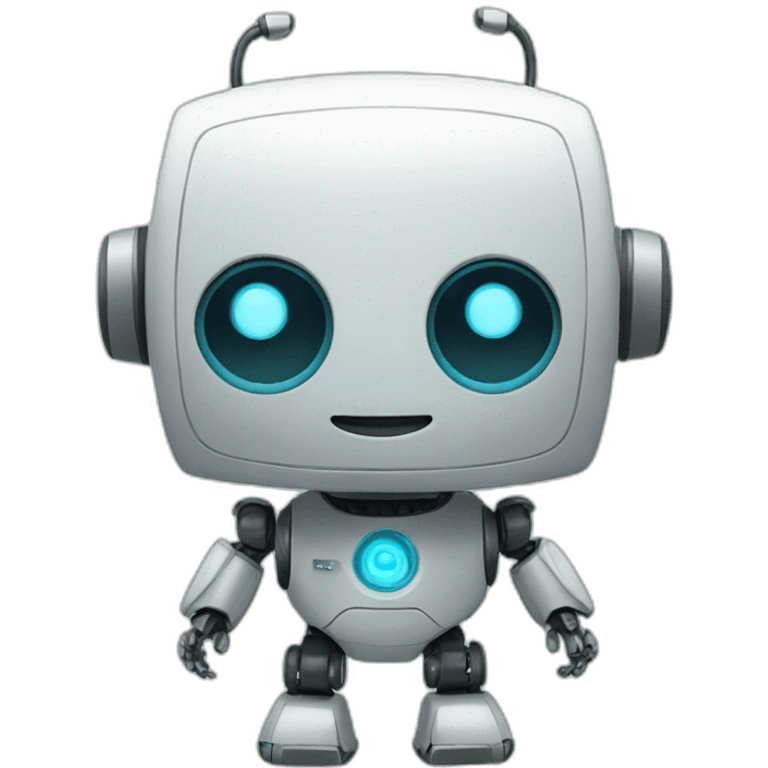 cute robot happy emoji