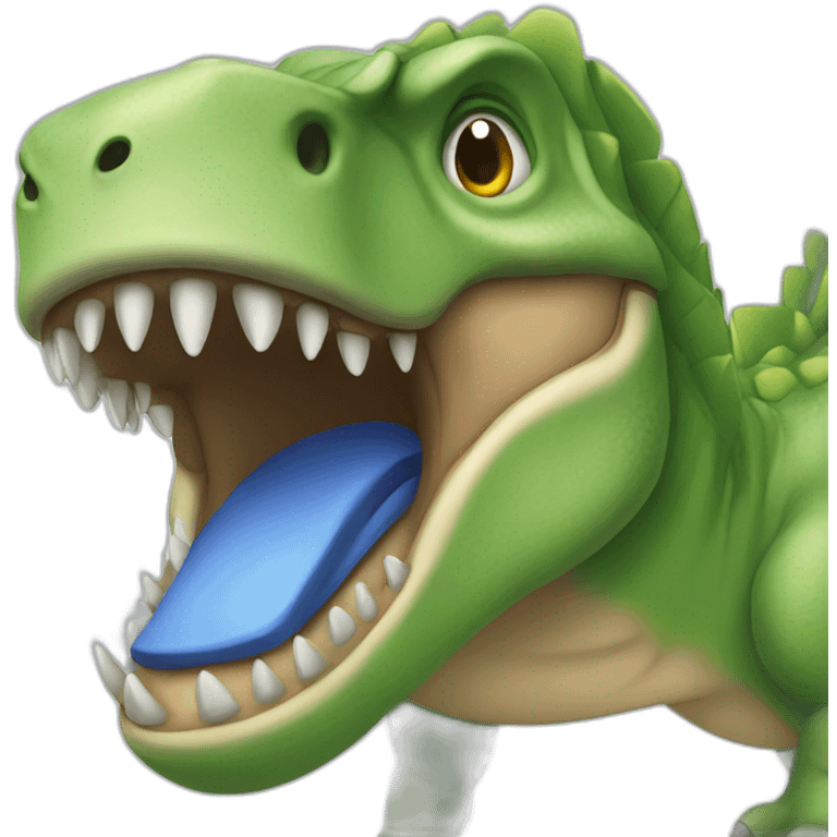 a dinosaur emoji