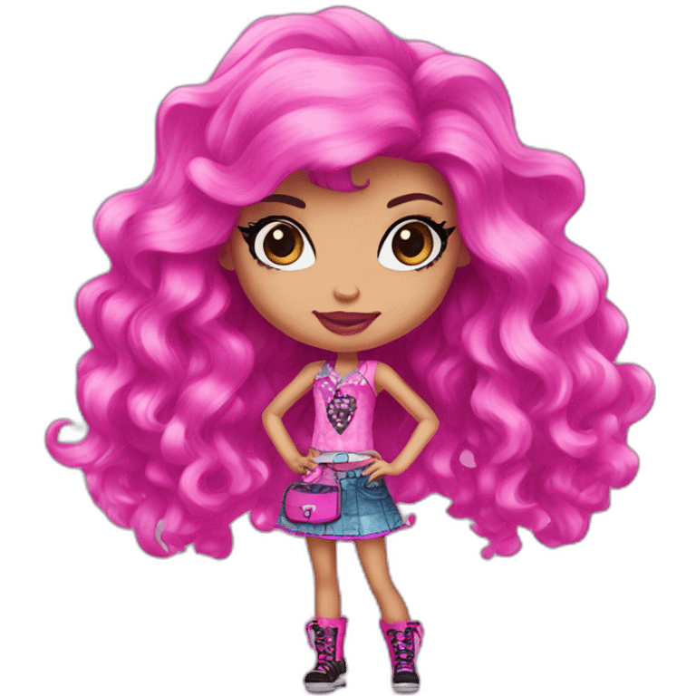 Pink monster high emoji