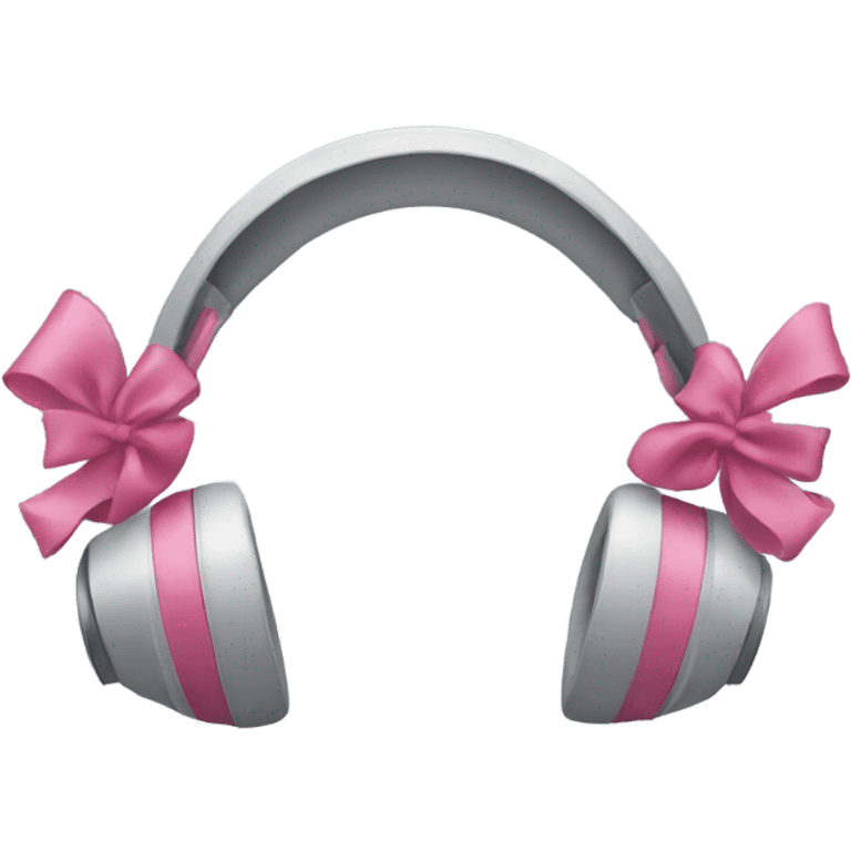 Bow headphones  emoji