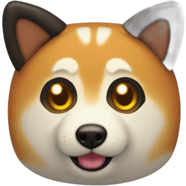 Dice with shiba ears emoji