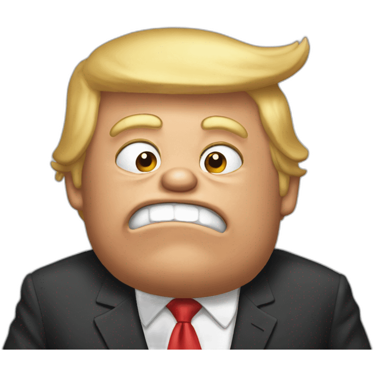 trump farting emoji