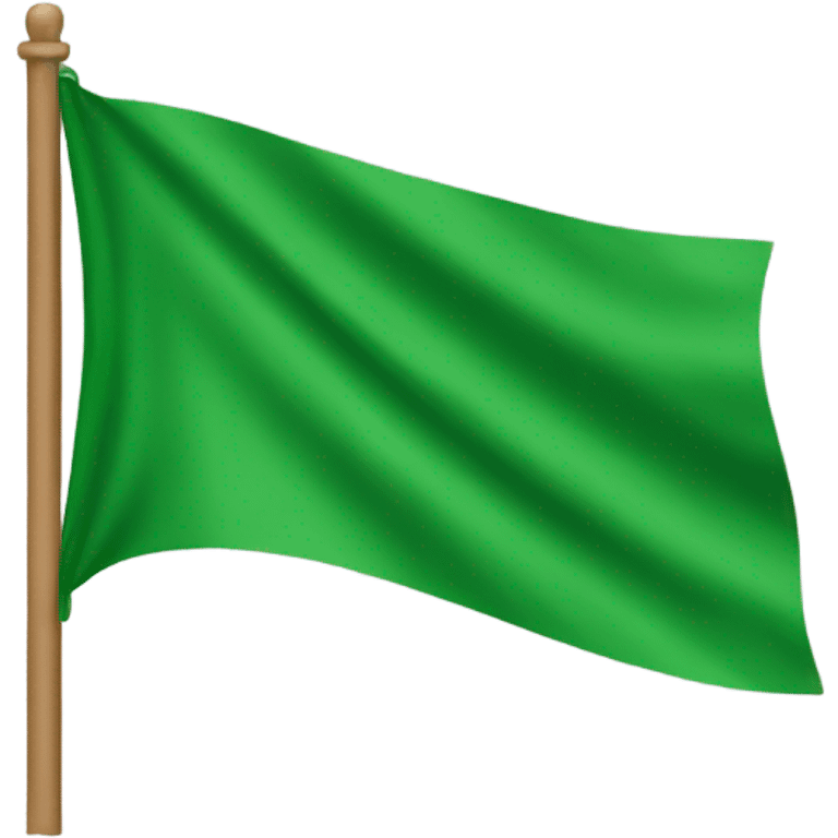 Green flag emoji