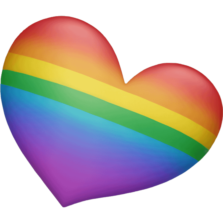 Rainbow heart emoji