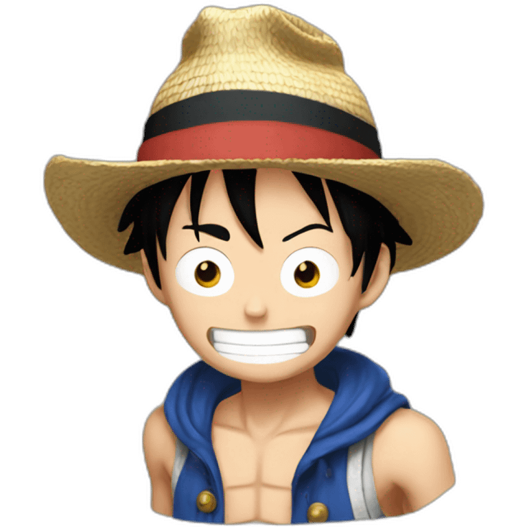 Luffy geard 5 rigole emoji