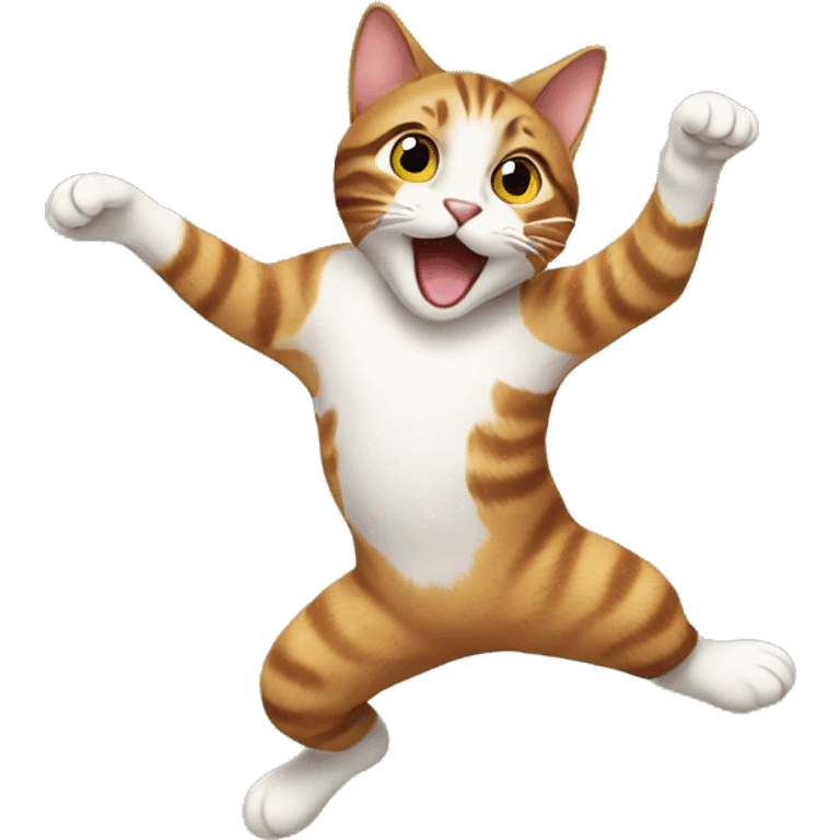 cat jumping  emoji