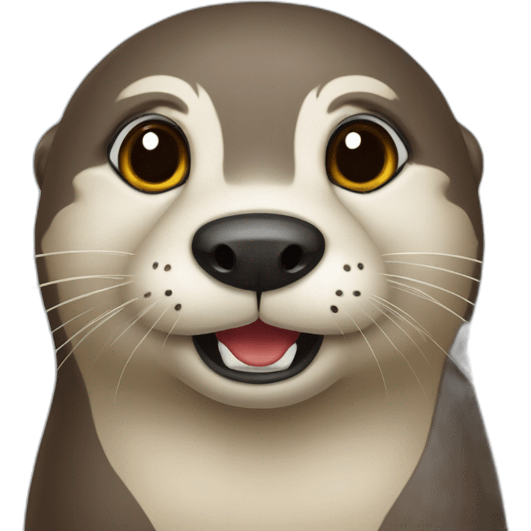 Loutre chien emoji