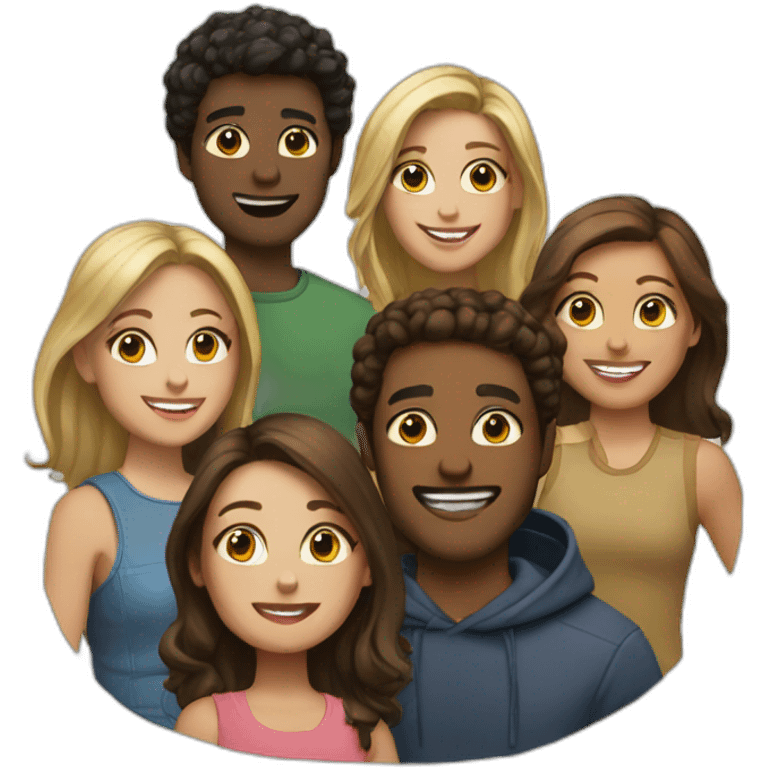 group of friends emoji