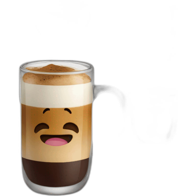 coffee in a glass mug emoji