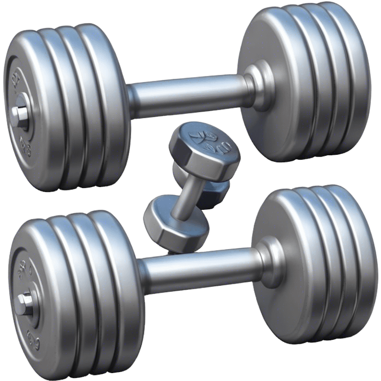 A pair of dumbbells

 emoji