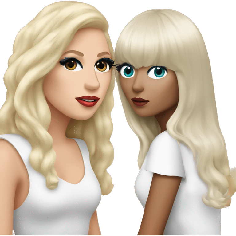 lady gaga and taylor swift emoji