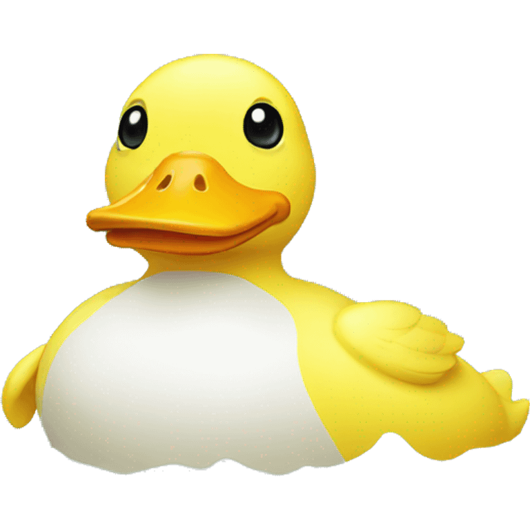 yellow bathduck emoji