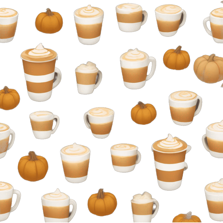 Pumpkin spice latte  emoji