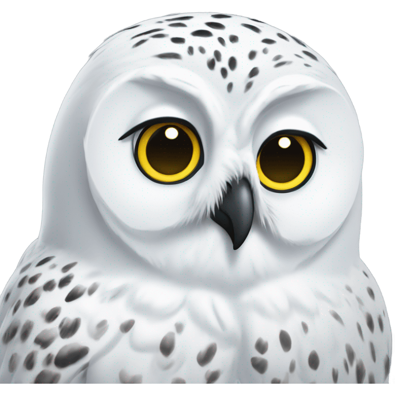 Snow owl emoji