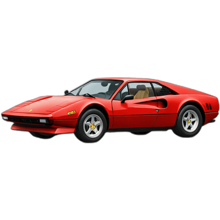 red ferrari 308 magnum pi emoji