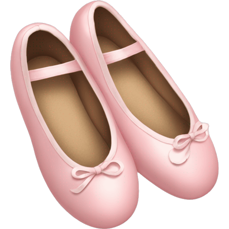 Pale pink ballet shoes emoji