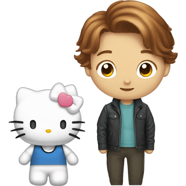 Hello Kitty and Dear Daniel emoji