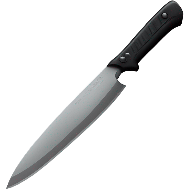 Black knife emoji