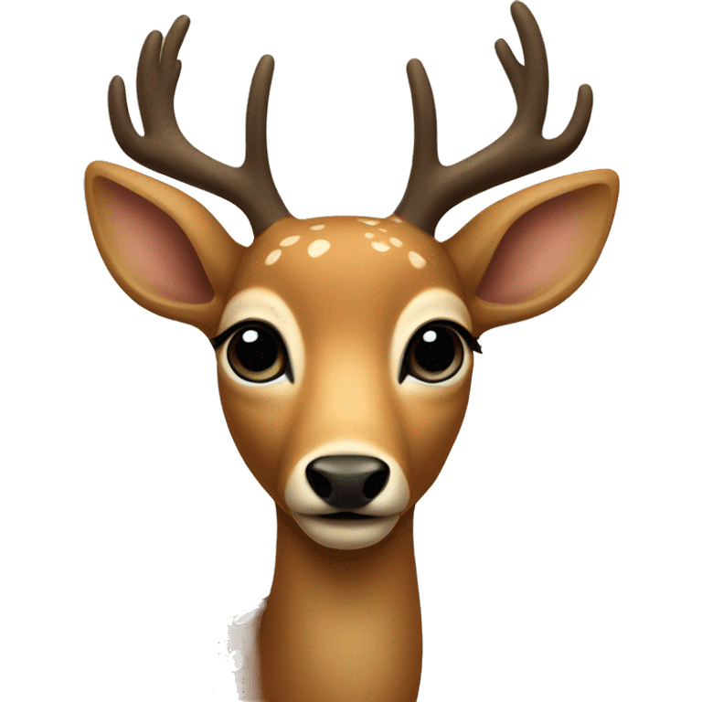 deer with x’s for eyes emoji