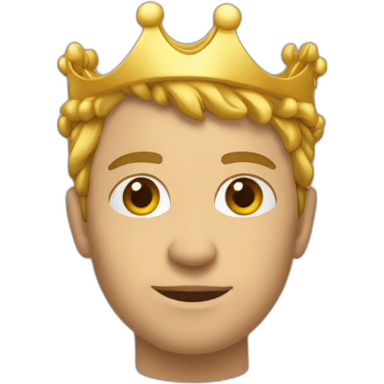 young buy head on crown emoji