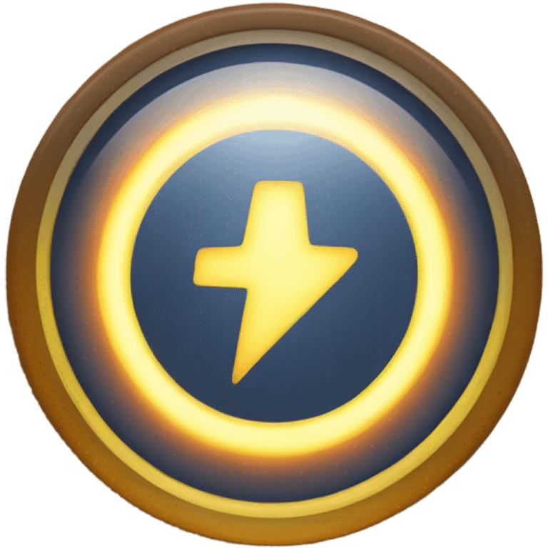 Energy in a button emoji