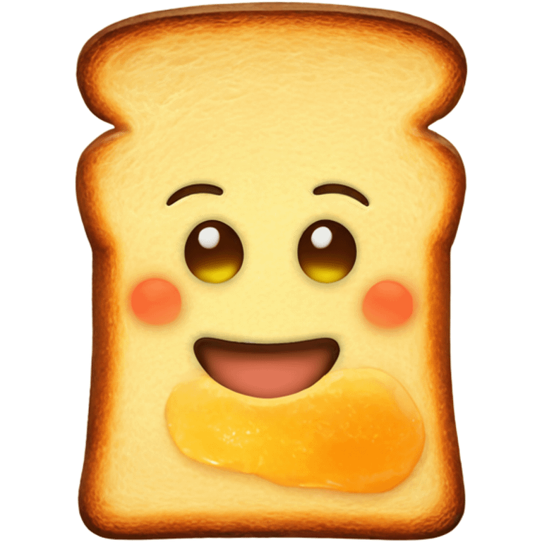 Toast with marmalade emoji