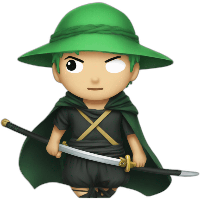 cute zoro emoji