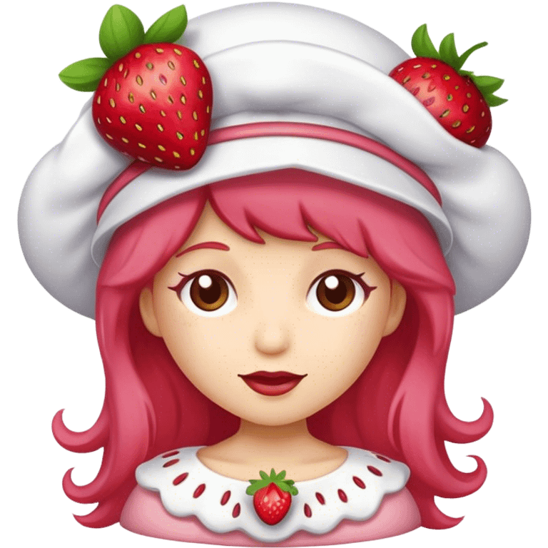 Strawberry shortcake cartoon  emoji