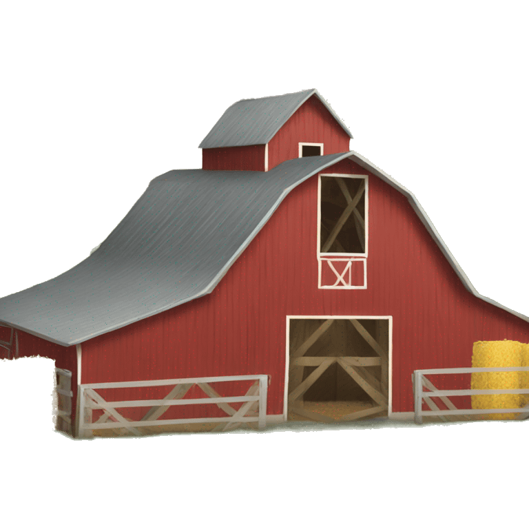 farm barn icon emoji