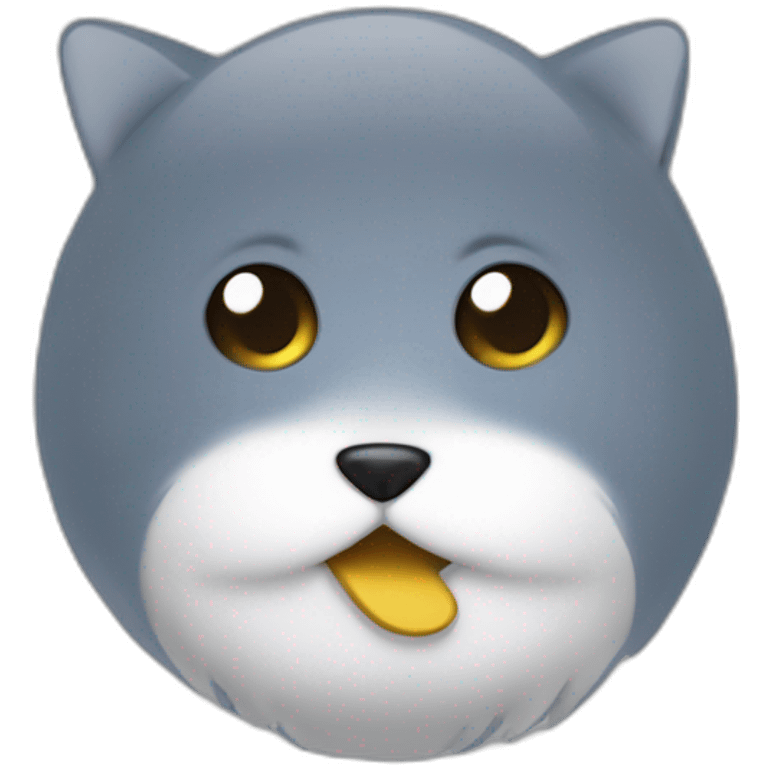 Chat sur une poêle emoji