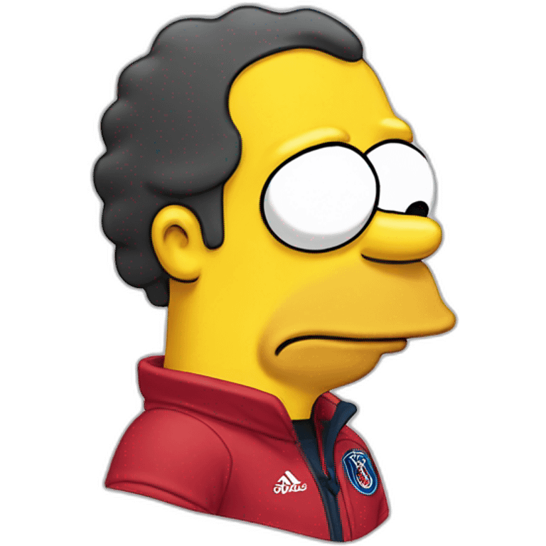 Homer simpson au psg emoji