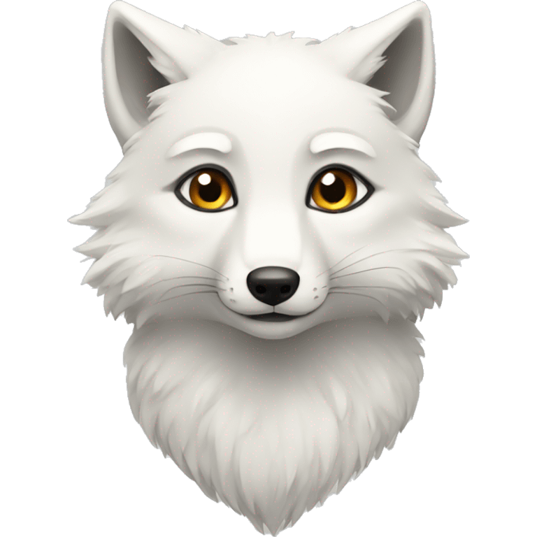 artic fox emoji